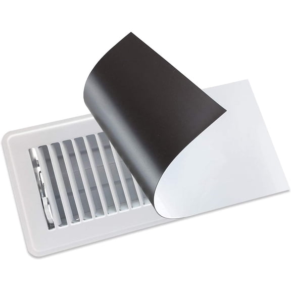 Flexible Magnets - Strong Magnetic Vent Covers for Ceiling 8X15 Inch - 30 Mil Thick Magnet Air Vent Covers for Standard Air Registers - for RV, Home HVAC, AC - (1)