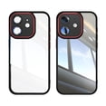 thumbnail image 1 of Strong Magnetic for iPhone 12 Phone Case, [Compatible with Magsafe][Anti Yellowing] [Camera Lens Protector]Slim Thin Shockproof Protective Cover Case for iPhone 12, Blackred, 1 of 5