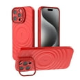 thumbnail image 1 of Strong Magnetic for iPhone 13 Case, Military Grade Drop Protection, Compatible with MagSafe, Built-in Camera Cover Kickstand, Matte Slim Phone Cover for iPhone 13, Red, 1 of 4