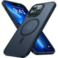 thumbnail image 1 of Strong Magnetic for iPhone 14 Pro Max Case [Compatible with MagSafe][10FT Military Grade Protective] Shockproof Translucent Matte Slim Case for iPhone 14 Pro Max Phone Case (6.7"), Black, 1 of 12