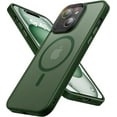 thumbnail image 1 of Strong Magnetic for iPhone 15 Case, Compatible with MagSafe, Military-Grade Protection, Yellowing Resistant, Scratch-Resistant Back, Magnetic Phone Case for iPhone 15, Midnight Green, 1 of 14