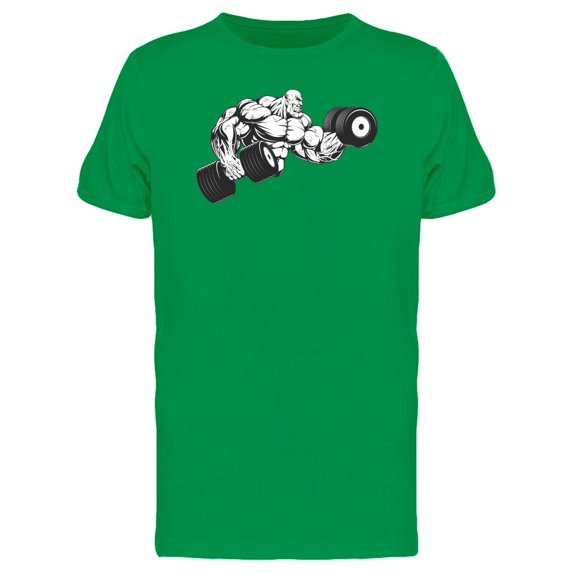 Strong Man With Dumbbells Tee Men's -Image by Shutterstock