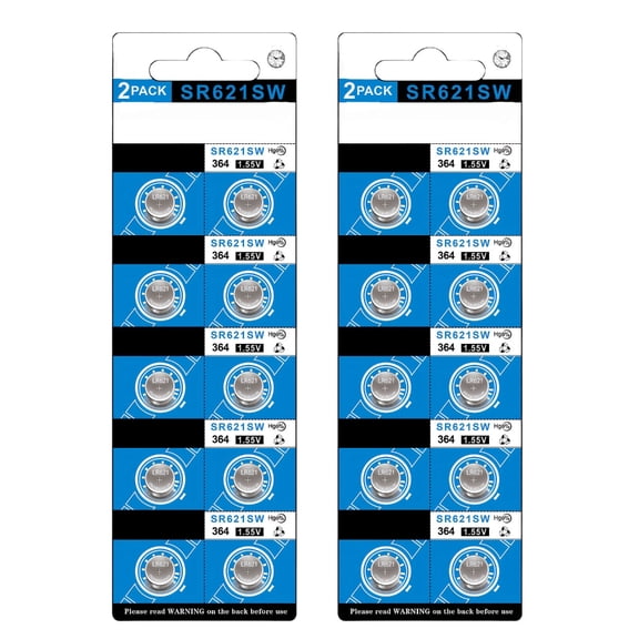 Strong Metal AG1 LR621 Button Battery LeakProof Design AG1 Button Cell Battery SR621/364 Batteries Energy Supply