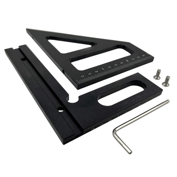 Strong Metal Drafting Tool Double Angles Design for Construction Professional