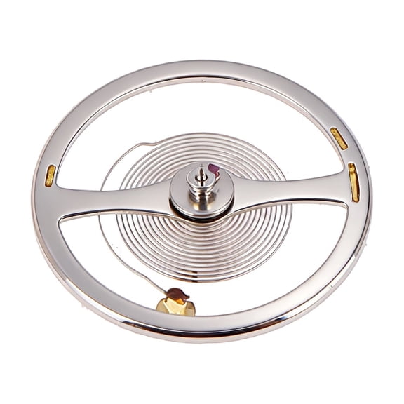 Strong Metal Balance Wheel And Hairspring Set Enhances Stability & Accuracy Quick Fixing for NH38 NH39 Movements