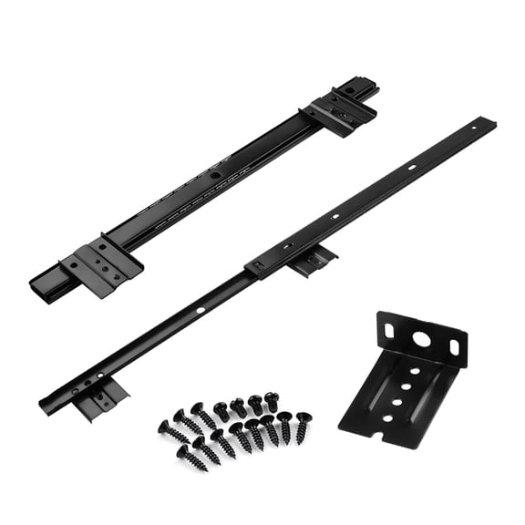 Strong Metal Keyboards Mounting Bracket Adjustable Keyboards Slide Tray for Maximize Desk Space & Improve Work Efficiency