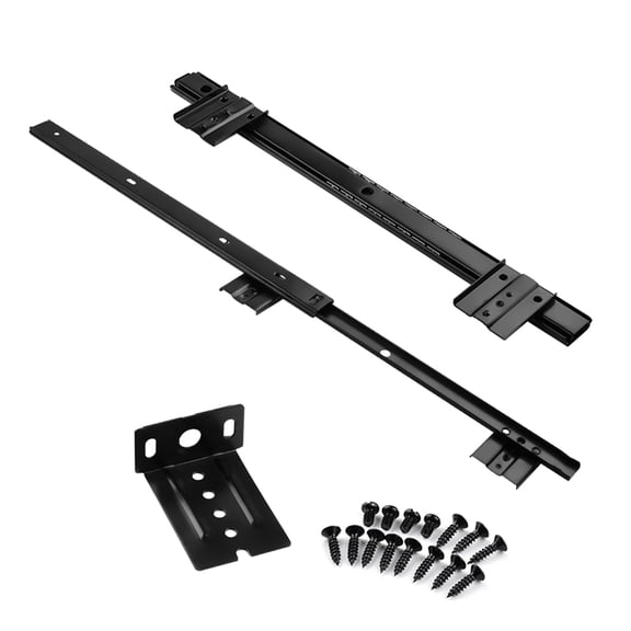 Strong Metal Keyboards Mounting Bracket Adjustable Keyboards Slide Tray for Maximize Desk Space & Improve Work Efficiency
