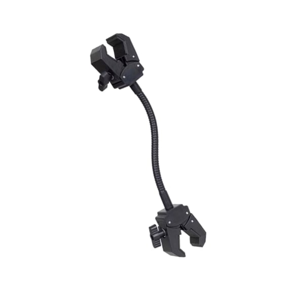 Strong Metal Plastic Double Clamp Gooseneck Microphone Stand For Studio Lighting Microphones And Small Appliances