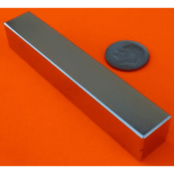 Strong N52 Neodymium Magnets 3 in x 1/2 in x 1/2 in Block