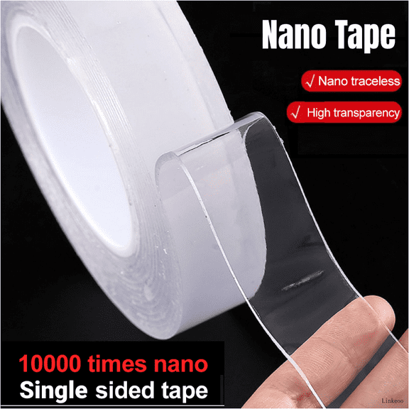 Strong Nano Clear Single Sided Grip Tape Traceless Washable Removable Adhesive