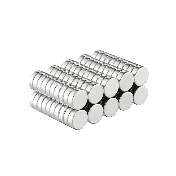 Strong Neodymium 100pc 8mm x 2mm Disc Magnets