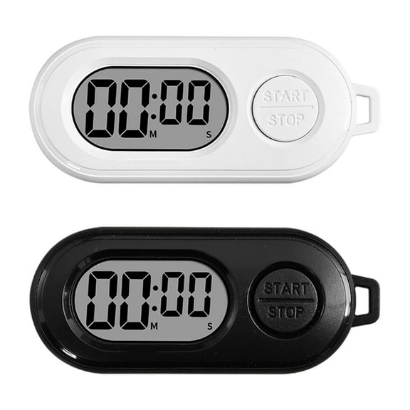 Strong Not Scratch Keychains Digital Timer Timers LCD Display Easy to Use for Fitness Baking Experiments Trackings