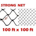 thumbnail image 1 of Strong Nylon 100ft x 100ft Garden Netting 2-Inch Mesh Anti Bird Poultry Netting for Fruit Trees Used As Bird Netting for Chicken Coop, Plant Netting, Tree Protectors, Aviary Netting, 1 of 4