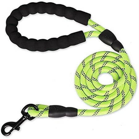 Strong Nylon Dog Leash Labrador French Bulldog Harness Leashes Reflective Leash Training Safety Dog Leashes Ropes (1.0cm 1.5m,Green)