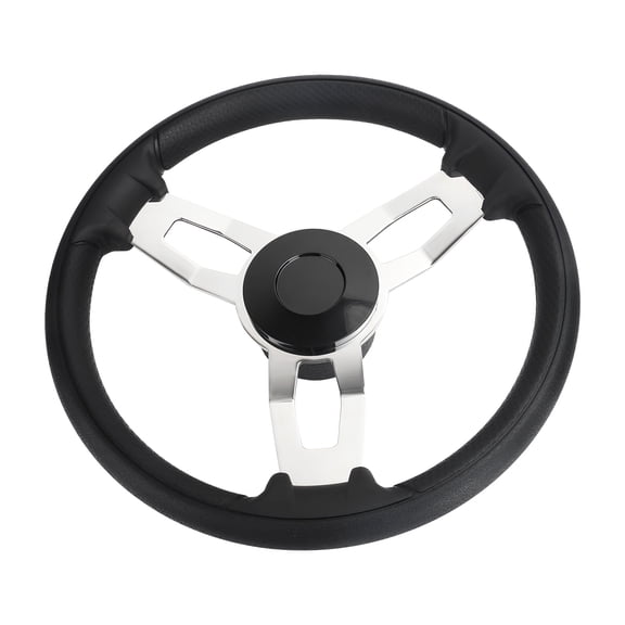 Strong Padded Boat Ship Yacht Vessel Hydraulic Steering Wheel Designed For Extended Use On The Water Easy Control