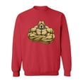 thumbnail image 1 of Strong Pitbull Sweatshirt Men -Image by Shutterstock, Male Small, 1 of 4