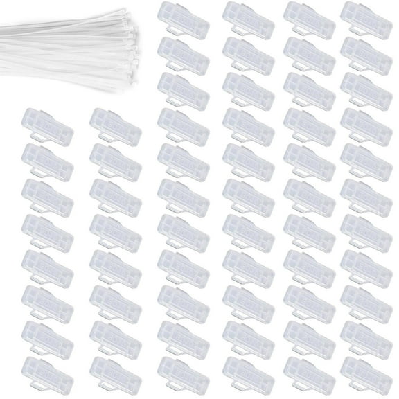 Strong Plastic Line Identification Markers with Visible Window set Ideal For Electrical Cabling & Boats Applications