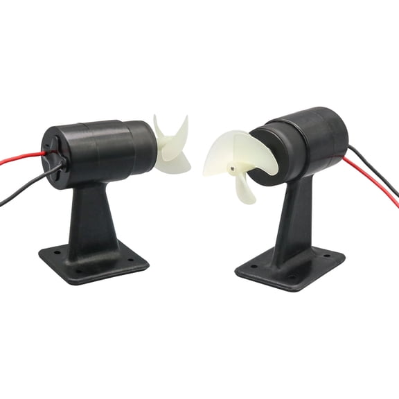 Strong Plastic Remote Control Boat Motor Underwater Propeller Systems High Efficiency Quiet Running Design for Boats