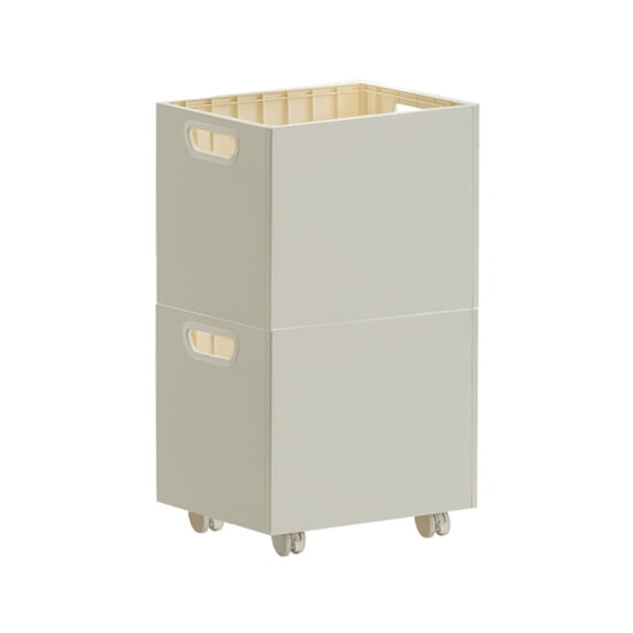 Strong Plastic Storage Box With Convenient Wheels Movable Storage Box Basket