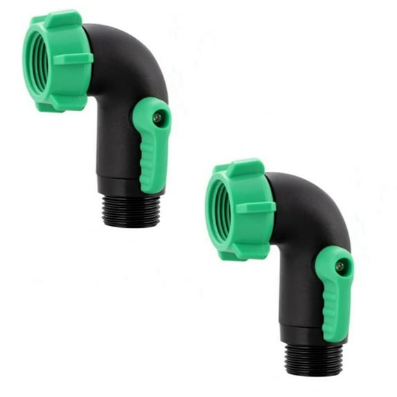 Strong Plastic Water Pipe Shut Off Valves with Leak Proof Design Hose Adapter for Marine Garden Hose Connection