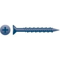 thumbnail image 1 of Strong-Point  0.18 x 1.75 in. Phillips Flat Head Screws Notched Thread Blue Ceramic Coating Box of 125 - Blue Ceramic Coating - 0.18 x 1.75 in., 1 of 1