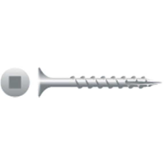 Strong-Point 10 x 3 in. 305 Stainless Steel Square Drive Bugle Head Screws Coarse Thread Box of 1 500
