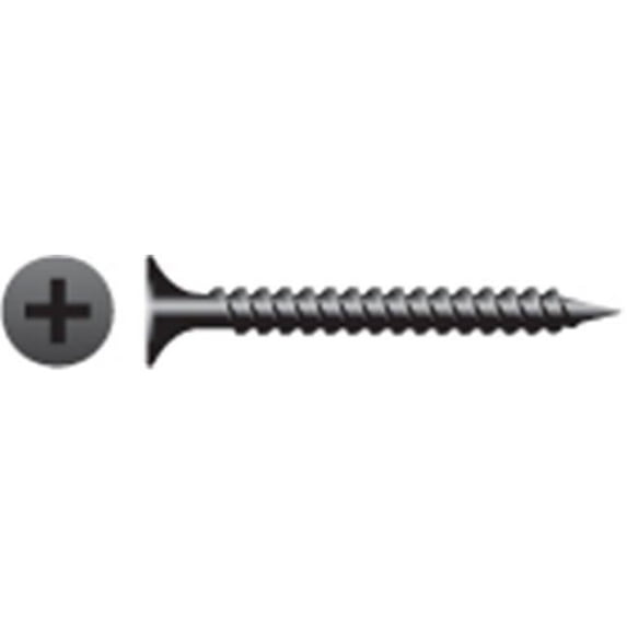 Strong-Point 8 x 3 in. Phillips Bugle Head Screws Fine Thread Phosphate Coated Box of 400