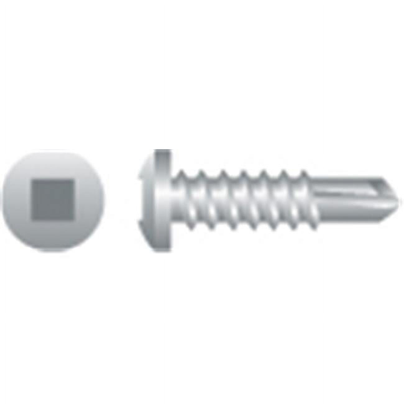 Strong-Point P106Q 10-16 x 0.75 in. Square Drive Pan Head Screws  Zinc Plated  Box of 8 000 - image 1 of 1