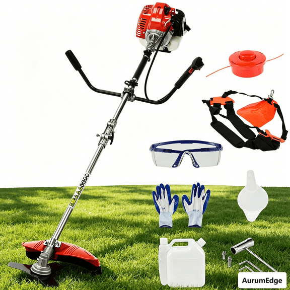 Strong Powerful Full Functioning Guard Accessories Hedge Trimmer 52cc 2-Stroke Gas Straight Shaft String Backpack Grass Trimmer
