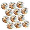 thumbnail image 1 of Strong Refrigerator Magnet Fridge Sticker, Gorgeous Butterfly - Dog Harmony 12Pcs Beautiful Photo Decorative Magnet Set, Small Round Crystal Glass Craftwork for Refrigerator Decor, 1 of 4
