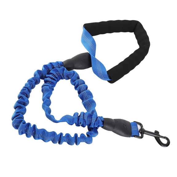 Strong Rope Dog Elastic Leash with Comfortable Soft Handle for Training and Walking, 3.28ft / 100cm Length, 0.98in / 2.5cm Diameter Heavy Duty Polyester Dog Traction Leash for Small Medium Large Dogs