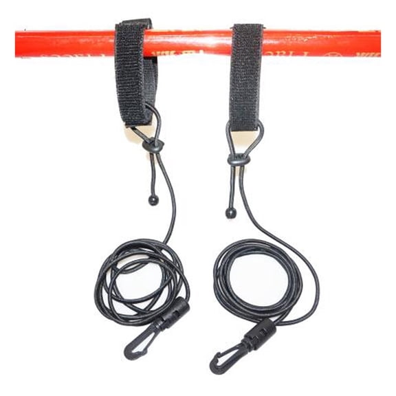Strong Safety Kayak Canoe Safety Rod Fishing Rod Paddle Leash Clip Bungee w/Cord