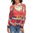 thumbnail image 1 of Strong Santa Women's Turtleneck Sweater Long Sleeve Ribbed Fitted Turtle Neck Casual Fall Winter Collection Top M, 1 of 4