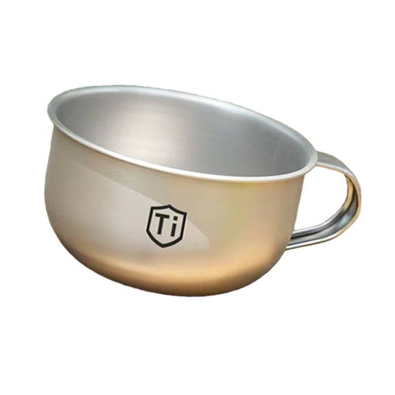 Strong Seamlessly Outdoor Coffees Mugs Ergonomic Handle Outdoor Camping Water Cup for Adventure Trip