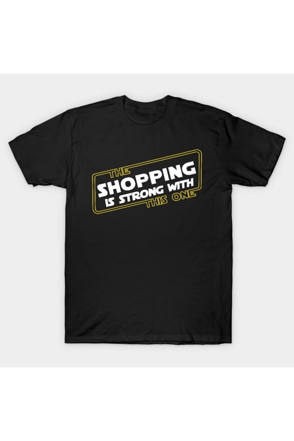 Strong Shopping Funny Retail Therapy Graphic G3744 Unisex T-Shirt, Up to Size 5XL