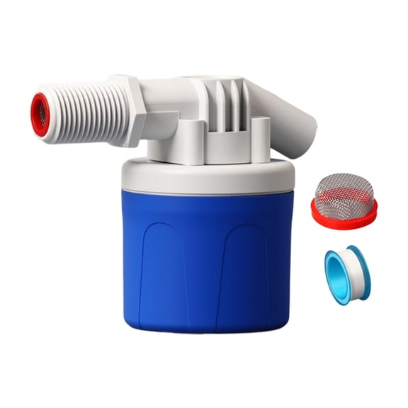 Strong Silicone Nylon Float Valves with Automatic Water Adjustment & Leak Proof Side Inlet Designs for Household Use