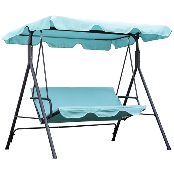 Strong Steel - Anti - Scratch Design - Poolside and Backyard - Smooth Swing Motion