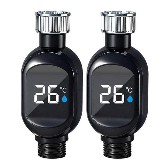 Strong Steel Shower Head Temperature Monitors Waterproof Housing Fast Thermal Response Bathroom Upgrades