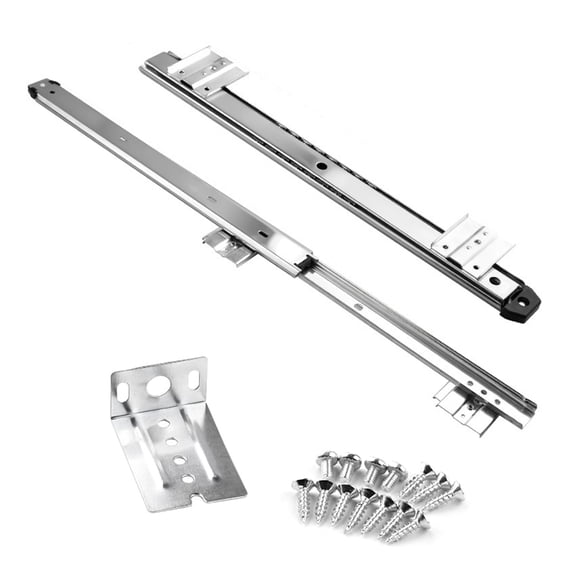 Strong Steel Under Desk Keyboards Tray Mounting Bracket Strong Keyboards Shelf for Work Space Organization