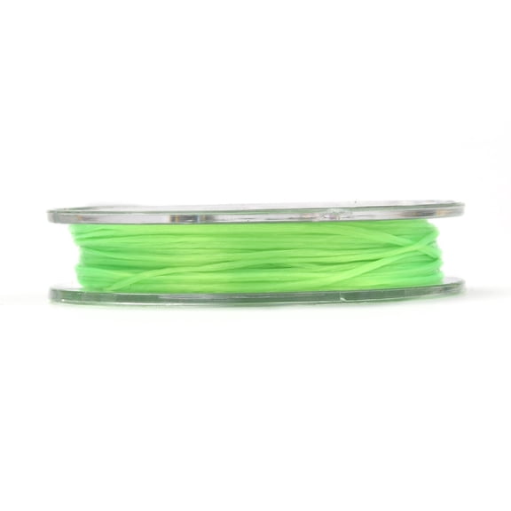 Strong Stretchy Beading Elastic Thread Flat Elastic Crystal String Lime 0.8mm about 10.93 yards(10m)/roll