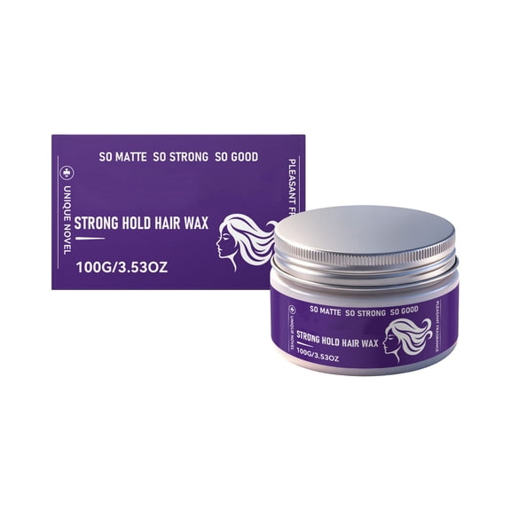 Strong Styling Wax For Long Lasting Hold And Shine 100G