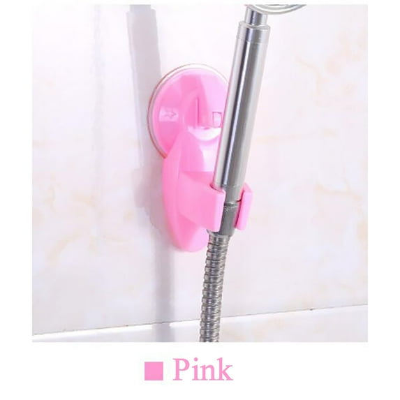 Strong Sucker Type Shower Fixed Shower, Suction Cup Bathroom Accessories, Easy Installation, No Drilling Required, Adjustable for Various Hoses