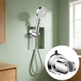 thumbnail image 1 of Strong Suction Cup Handheld Shower Head Holder - Removable Waterproof Wall-Mounted Shower Bracket, Tool-Free Easy-Install, Adjustable Holder for Bathroom Shower Head Organization Use, 3*3in, Silver, 1 of 7