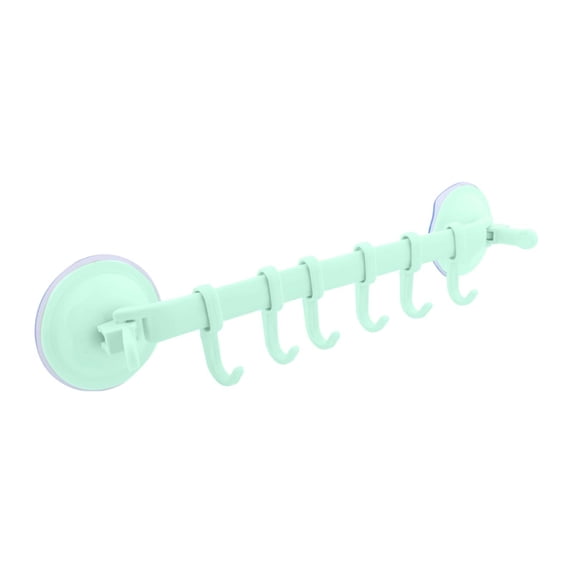 Strong Suction Cup Hooks 6 Pack Wall Mounted Storage Hangers For Indoor Organization In Living Room And Bedroom Spaces
