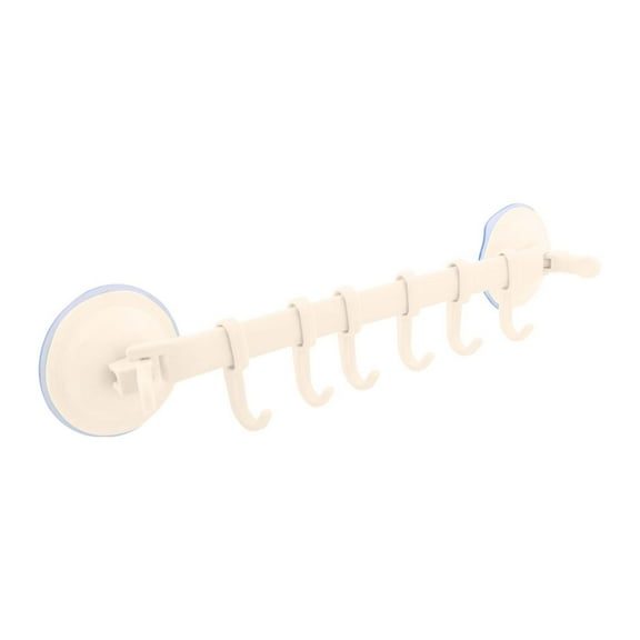 Strong Suction Cup Hooks - Adjustable Wall Hooks for Bathroom, Kitchen & Bedroom - No Trace Removable Hangers for Towels, Clothes, Bags & Hats - Multi-Purpose Storage Solution