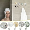 thumbnail image 1 of Strong Suction Cup Hooks No Drill Installation for Bathroom & Kitchen | Reusable Vacuum Hooks for Towels & Coats | Damage-Free Mounting on Any Smooth Surface | 1-Pack, 1 of 1