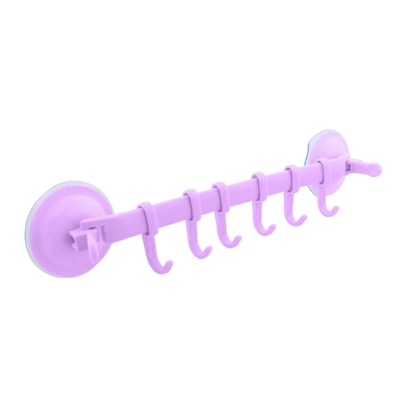 Strong Suction Cup Wall Hooks for Storage Indoor Use 6 Pack Hanger Hooks for Hanging Clothes Towels Hats in Living Room Bedroom