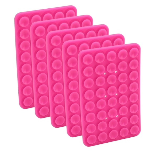 Strong Suction Phone Case Holder for Content Creators with Removable Adhesive for All Phone Brands (3pcsPink)