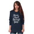 thumbnail image 1 of Strong Sweet San Juan Puerto Rico PR Women's Long Sleeve T Shirt Brisco Brands S, 1 of 5