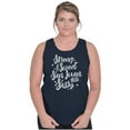 thumbnail image 1 of Strong Sweet San Juan Puerto Rico PR Womens Plus Size Graphic Tank Top Brisco Brands 3X, 1 of 5